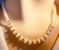 Image 4 of White Opal Necklace  # 101