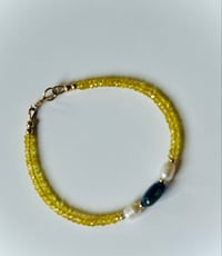 Image 3 of Yellow Sapphire Bracelet.  #202