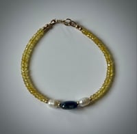 Image 4 of Yellow Sapphire Bracelet.  #202