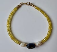 Image 5 of Yellow Sapphire Bracelet.  #202
