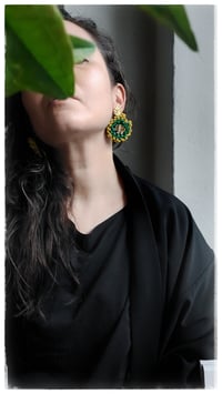 Image 10 of Dandelion Pendant earrings - Freschi