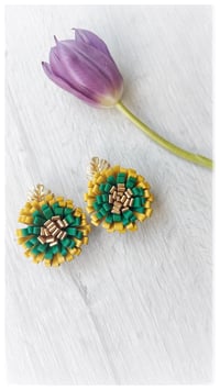 Image 8 of Dandelion Pendant earrings - Freschi