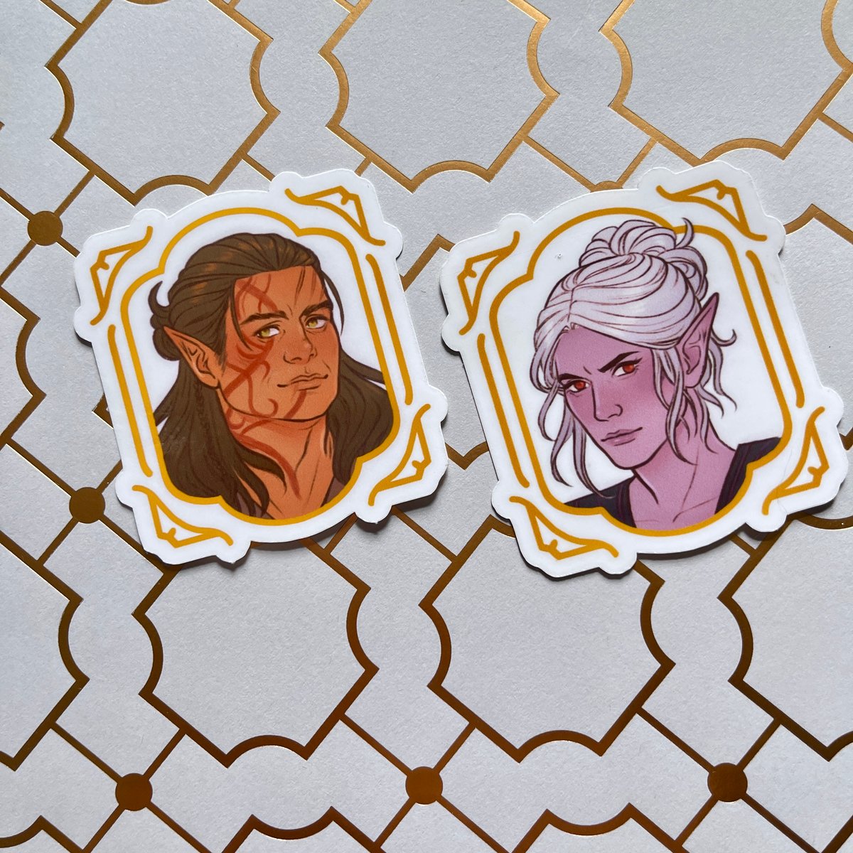 baldur's gate 3 portrait stickers