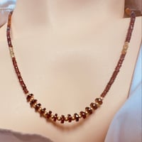 Image 3 of Multicolor spinel with darned and gold filled 18” #103
