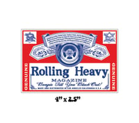 Image 3 of Rolling Heavy Magazine  Stickers