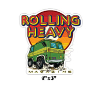 Image 2 of Rolling Heavy Magazine  Stickers