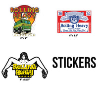 Image 1 of Rolling Heavy Magazine  Stickers