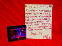 Image 1 of Lyric Sheet and Willpower Live DVD