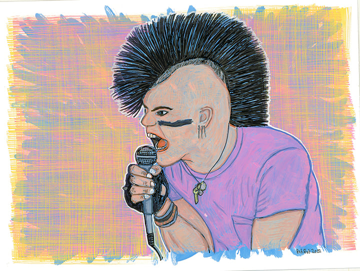 Image of Darby Crash print 
