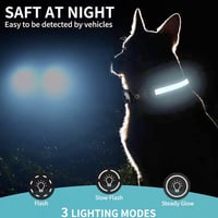 Image 2 of LED Light Rechargeable Collar for Air Tag GPS Tracking
