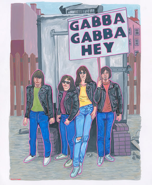 Image of The Ramones print 