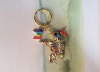 Rainbow Pegasus Keychain