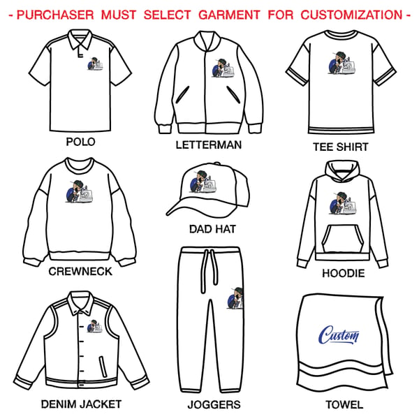 Image of ITEM TO CUSTOMIZE