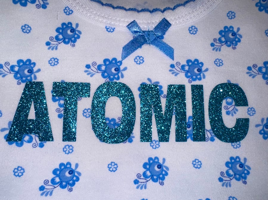 Image of Restock Atomic Fairy Blue Paisley Tank Top 🩵💙