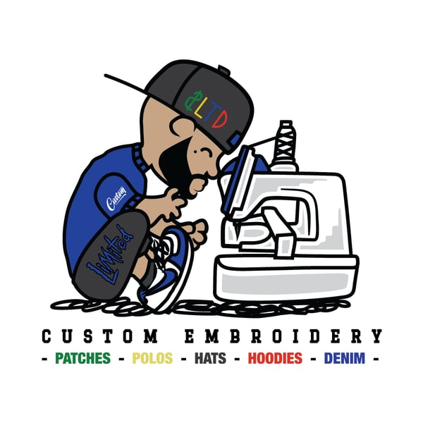 Image of Custom Embroidery 8"