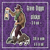 Image 1 of Grave Digger Sticker Pre-Order