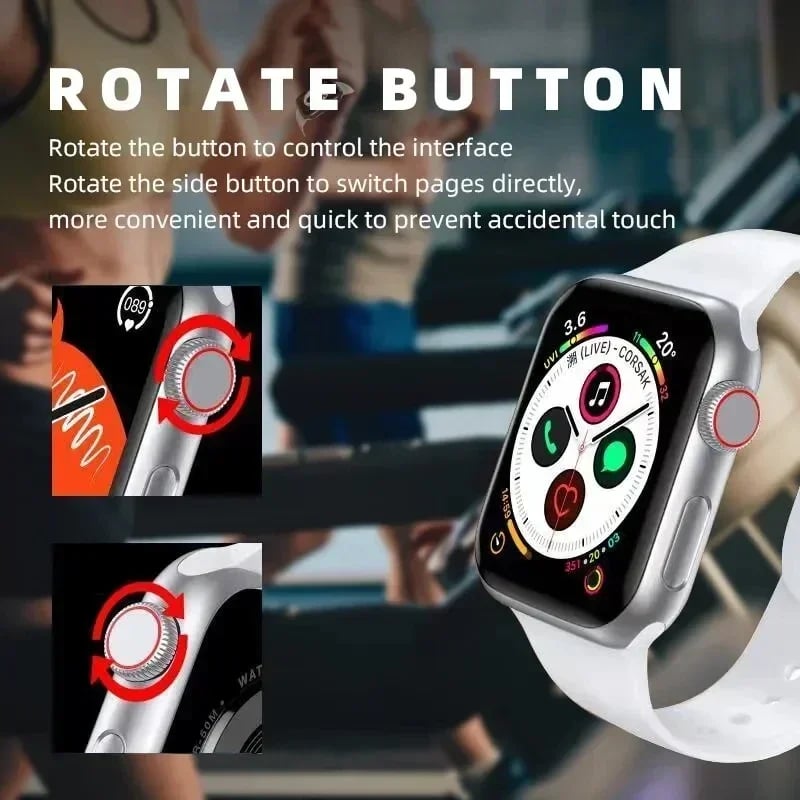 I8 Pro Max Smart Watch - Call Answering, Fitness Tracking, Custom Dials, Gift for Men & Women