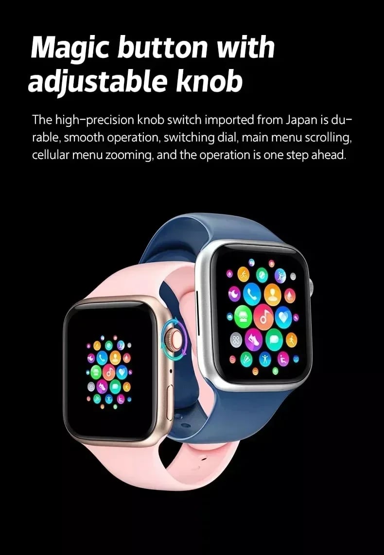 I8 Pro Max Smart Watch - Call Answering, Fitness Tracking, Custom Dials, Gift for Men & Women