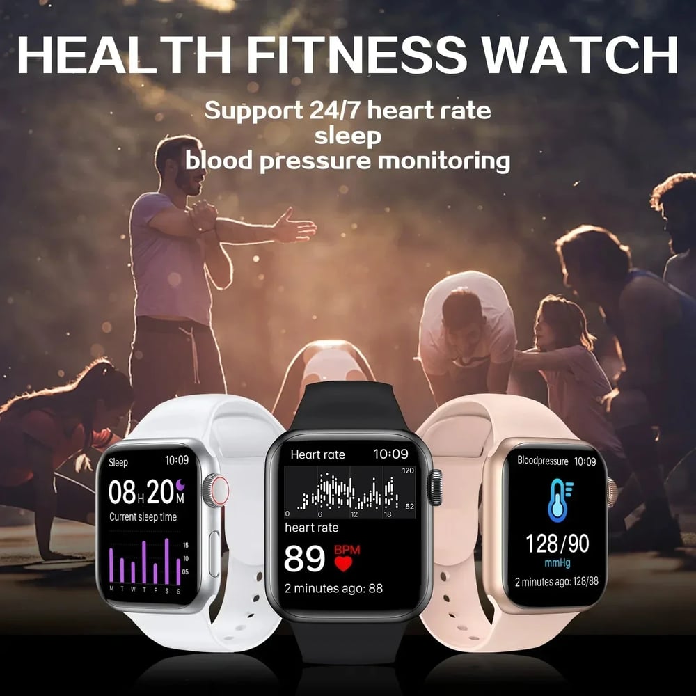 I8 Pro Max Smart Watch - Call Answering, Fitness Tracking, Custom Dials, Gift for Men & Women
