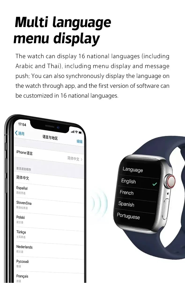 I8 Pro Max Smart Watch - Call Answering, Fitness Tracking, Custom Dials, Gift for Men & Women