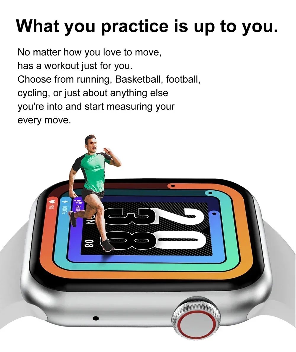 I8 Pro Max Smart Watch - Call Answering, Fitness Tracking, Custom Dials, Gift for Men & Women
