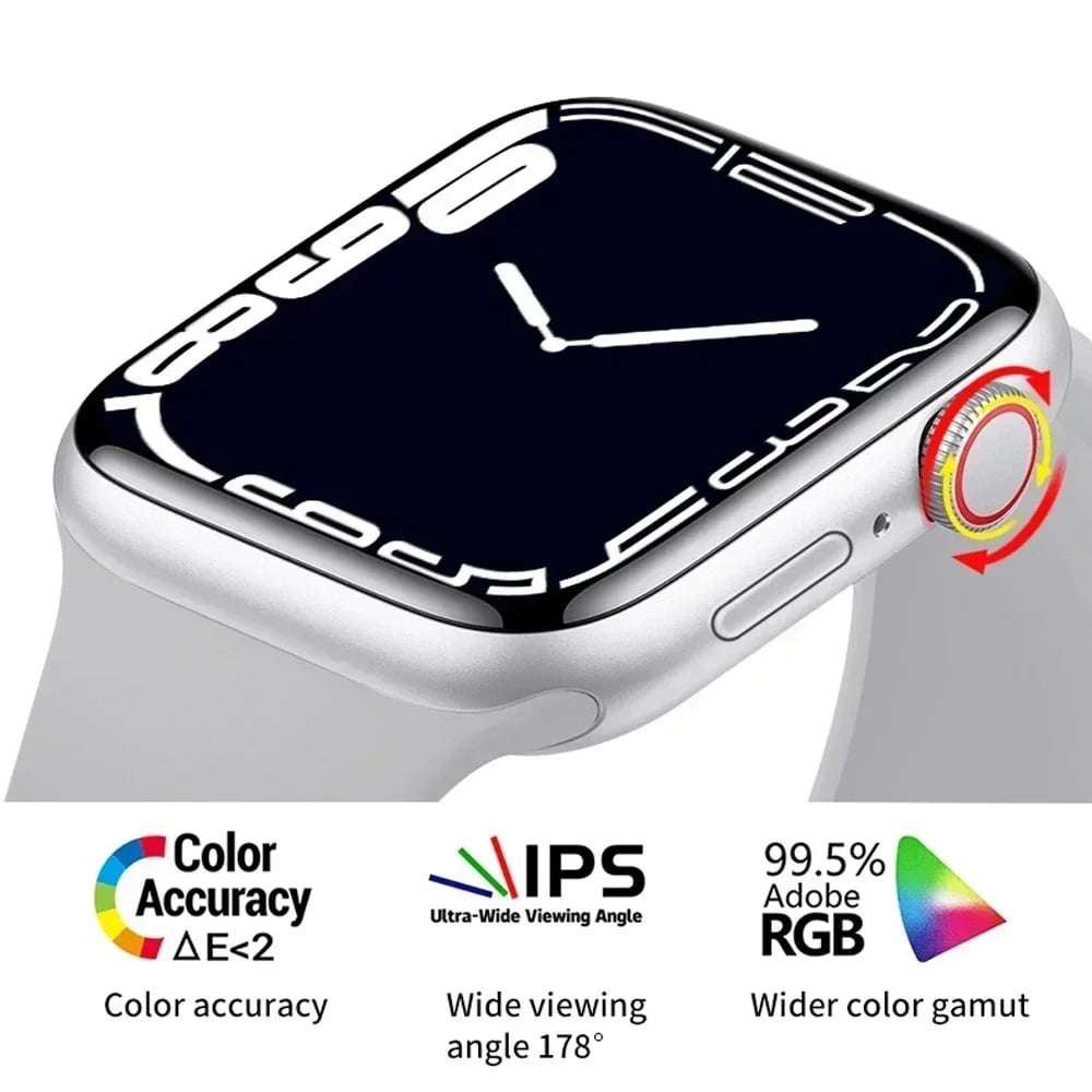 I8 Pro Max Smart Watch - Call Answering, Fitness Tracking, Custom Dials, Gift for Men & Women