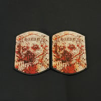 Shining "Blood Artist" Woven Patches