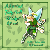 Image 1 of Adventure Tinkerbell Sticker Pre-Order