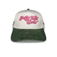 Image 1 of Jolly Kid Crew Snapback - (Off White/Green/Pink)