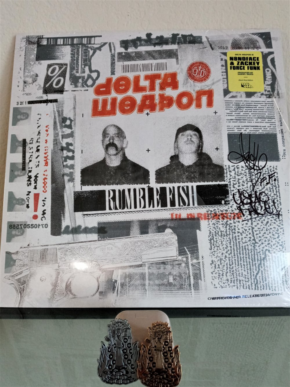 DELTA WEAPON - RUMBLEFISH RECORD (SIGNED BY N8NOFACE AND ZACKEY FORCE FUNK)