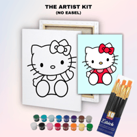 Image 3 of HELLO KITTY PAINT KITS