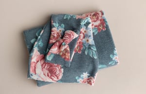Image of Teal Sleepy Hat and Wrap Set