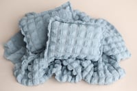 Dusty Teal Bubble Pillow