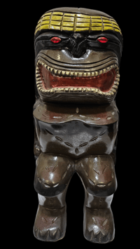 Image 1 of Vintage HUGE Tiki Coin Bank FREE SHIPPING 