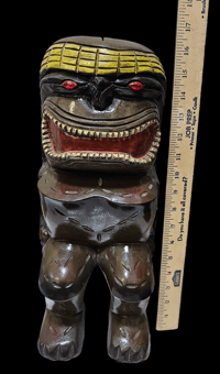 Image 2 of Vintage HUGE Tiki Coin Bank FREE SHIPPING 