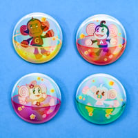 Image 1 of Super Monkey Ball Holographic Buttons