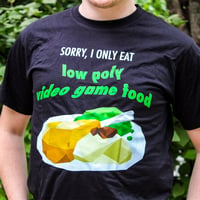 Image 1 of Low Poly Video Game Food Shirt