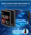 SIXWGH Smart Home Automation Touch Control Panel Hub - Compatible with WiFi, Zigbee, Bluetooth