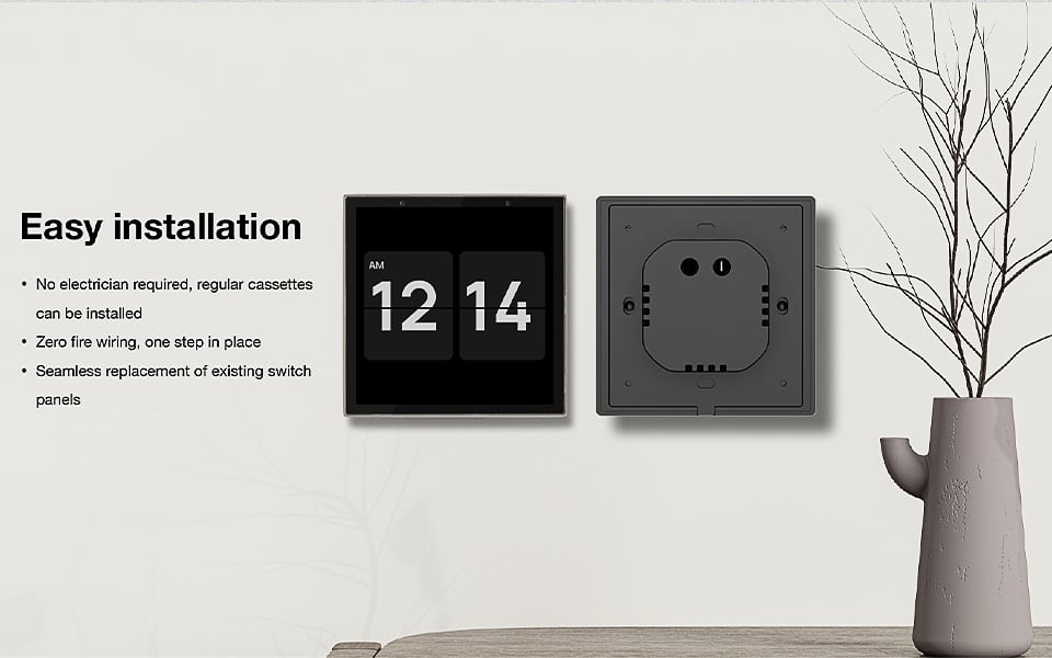 SIXWGH Smart Home Automation Touch Control Panel Hub - Compatible with WiFi, Zigbee, Bluetooth