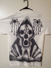 Image 1 of Ghost airbrushed tee (READ DESC)