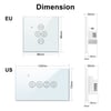 WiFi Curtain Light Switch for Roller Shutter Blinds App Remote Control Google Home Alexa