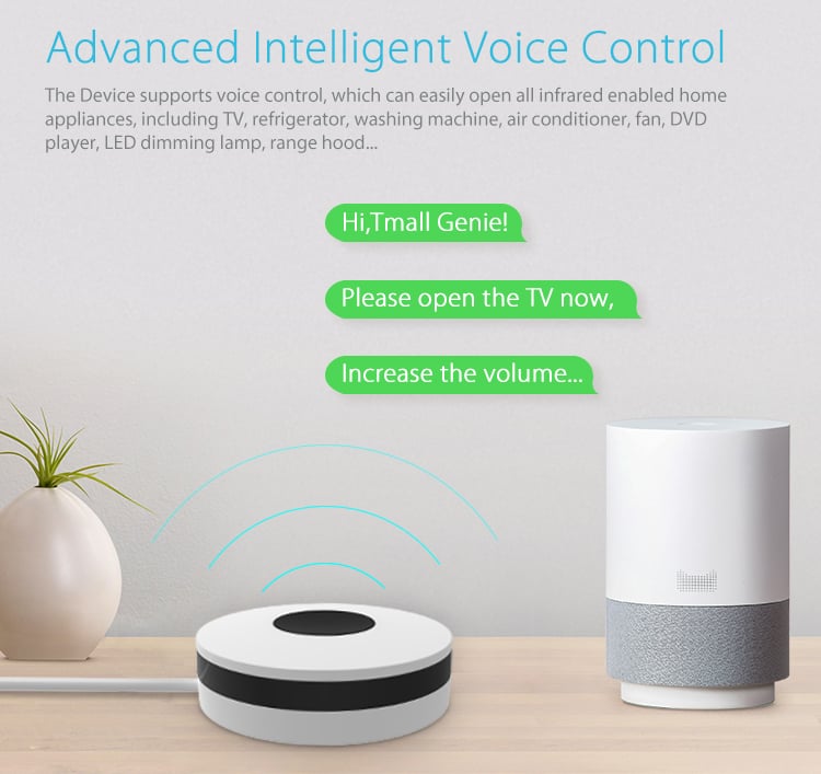 WiFi Smart Universal IR Remote Controller - APP Remote Control, Works With Alexa and Google Home
