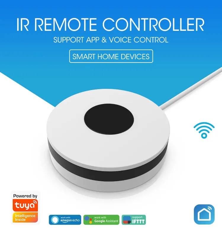 WiFi Smart Universal IR Remote Controller - APP Remote Control, Works With Alexa and Google Home
