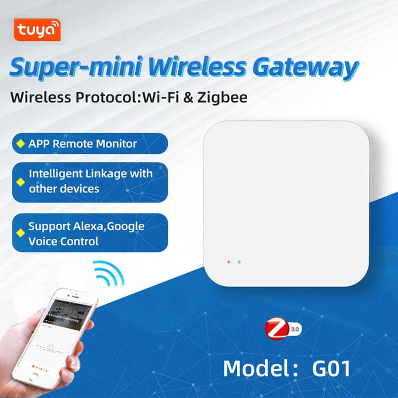 Wireless Hub Gateway For Smart Home Automation for Zigbee Devices Via Smart Life