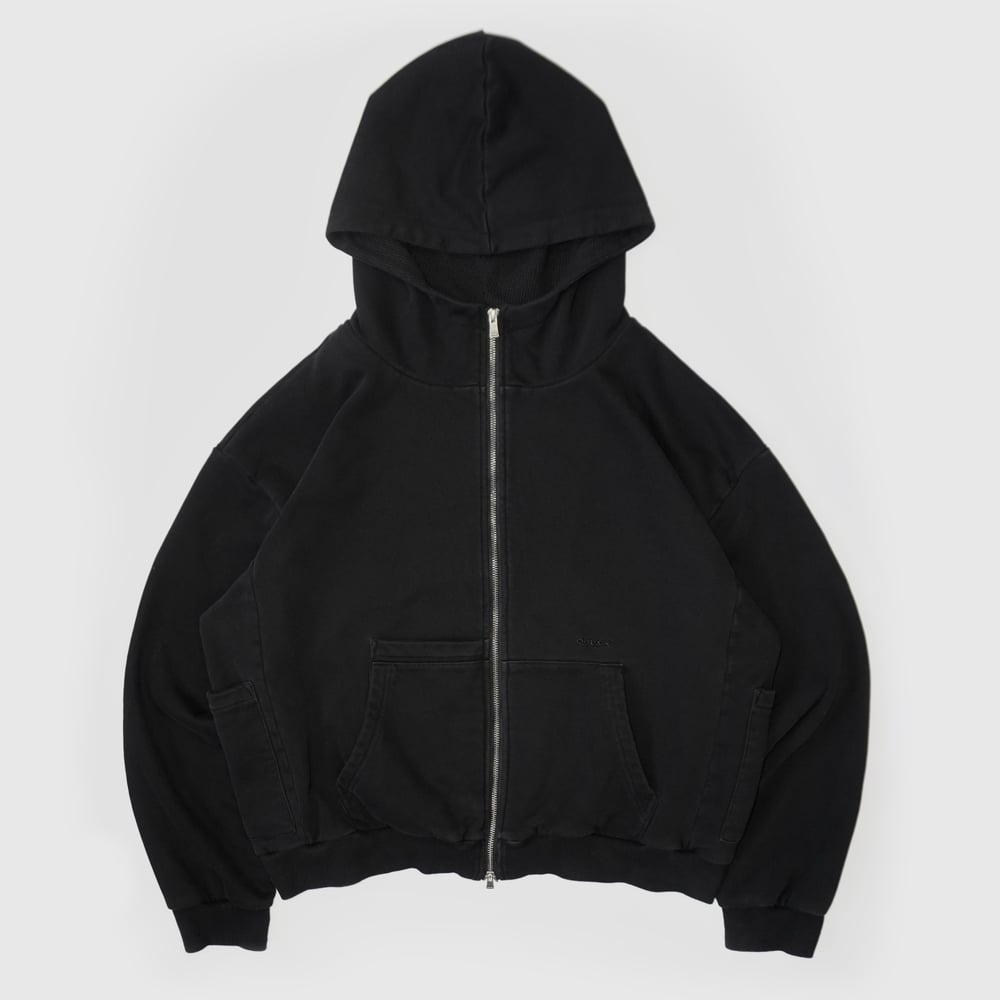 Image of ZIP CARPENTER HOODIE 2 (BLACK)