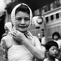 Image 3 of Woman tattooed at the Sanja Matsuri festival, c.1955, Tokyo - Gelatin silver print.