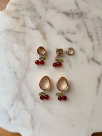 Image 2 of Carnelian Cherries (Rose Gold)
