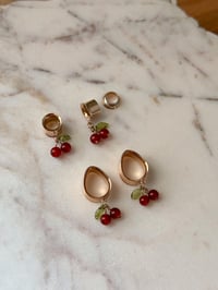 Image 1 of Carnelian Cherries (Rose Gold)