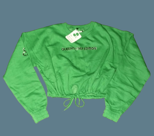 Image of  QOE/ Queens Only Edition / Crop top jogging suit