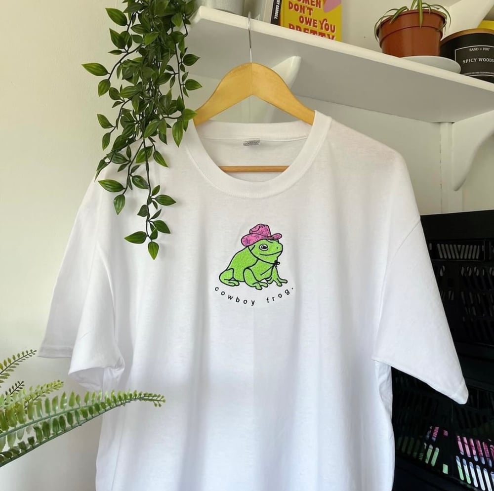 Image of Cowboy frog t-shirt